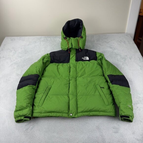 The North Face 700 Fill Green Down Puffer Jacket Youth Size 12-14 - Picture 5 of 14